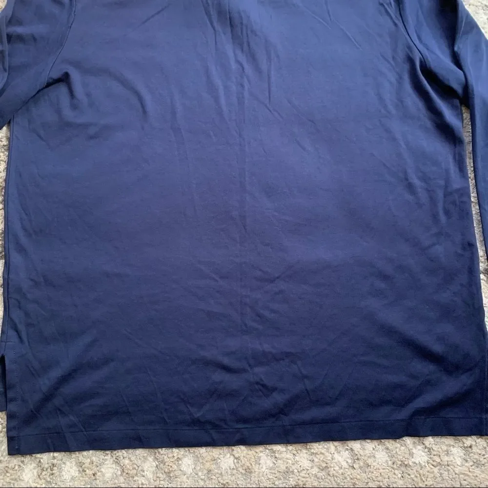 Polo Ralph Lauren Navy Long Sleeve Pima Soft Touch Polo XXL